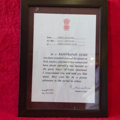 As a Rashtrapati Guide